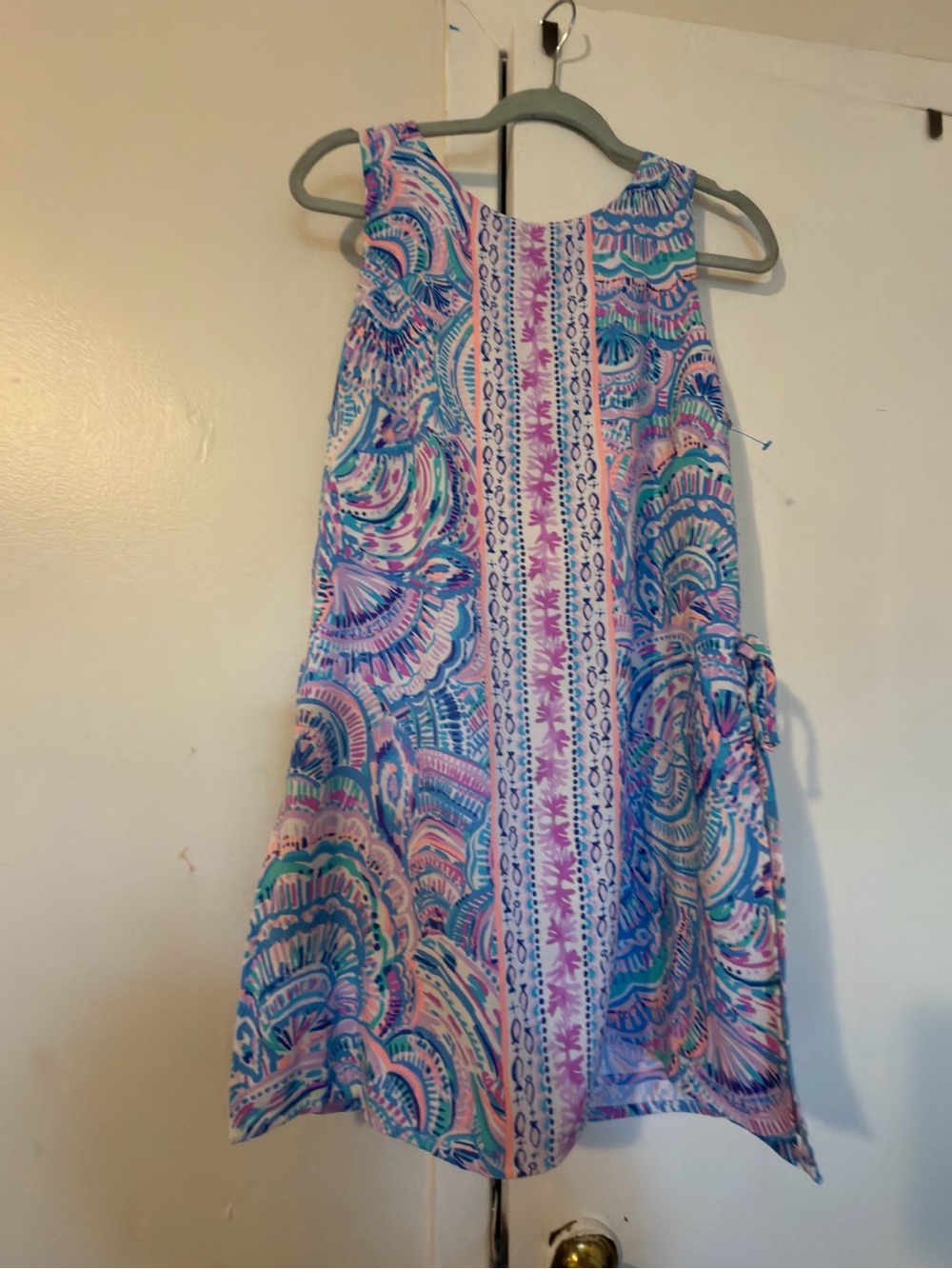 Lilly Pulitzer Pink Blue Green Printed Mini Dress